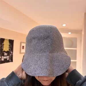 Gray Women's soft unstructured baseball hat